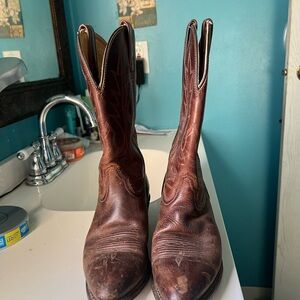 MADE IN USA 7.5M Women's Brown Western Boots